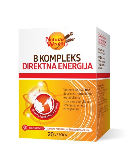 Natural Wealth B kompleks direktna energija vrećice