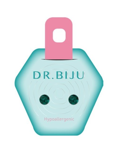Dr. Biju Hipoalergene naušnice DXI53C205 XIRI 5.3 mm Emerald