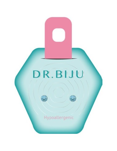 Dr. Biju Hipoalergene naušnice DXI33C016 XIRI 3.3 mm Aqua Bohemica