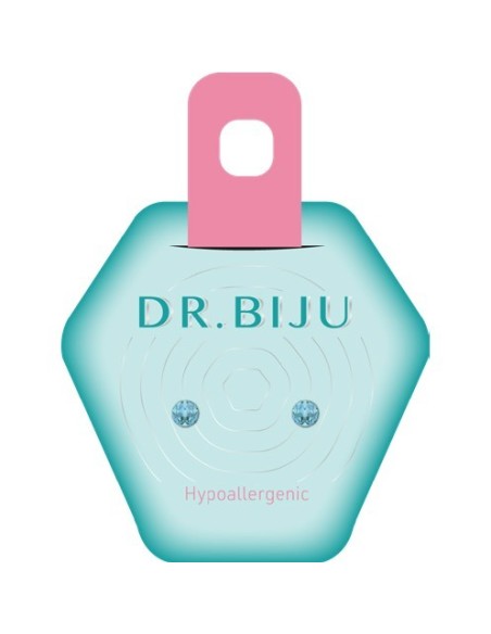 Dr. Biju Hipoalergene naušnice DXI33C016 XIRI 3.3 mm Aqua Bohemica