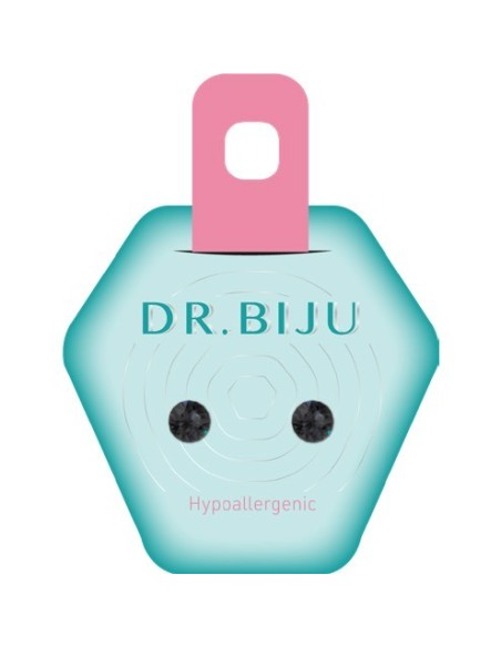 Dr. Biju Hipoalergene naušnice DXI53C253 XIRI 5.3 mm Graphite