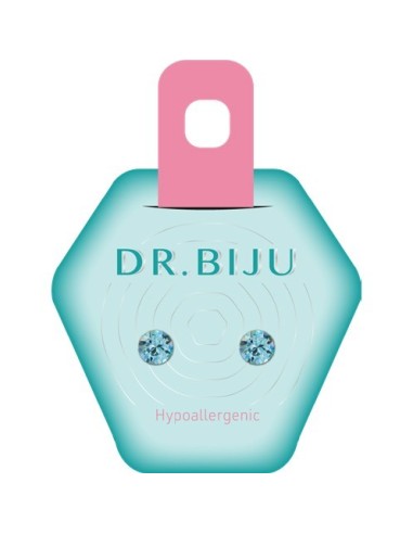 Dr. Biju Hipoalergene naušnice DXI53C202 XIRI 5.3 mm Aquamarine