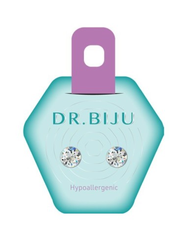 Dr. Biju Hipoalergene naušnice DXI71C001 XIRI 7.1 mm Crystal