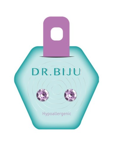 Dr. Biju Hipoalergene naušnice DXI71C371 XIRI 7.1 mm Violet