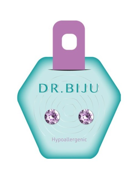 Dr. Biju Hipoalergene naušnice DXI71C371 XIRI 7.1 mm Violet