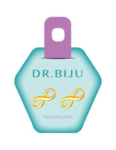 Dr. Biju Hipoalergene naušnice DIN100B030 INFINITY 10 mm Gold