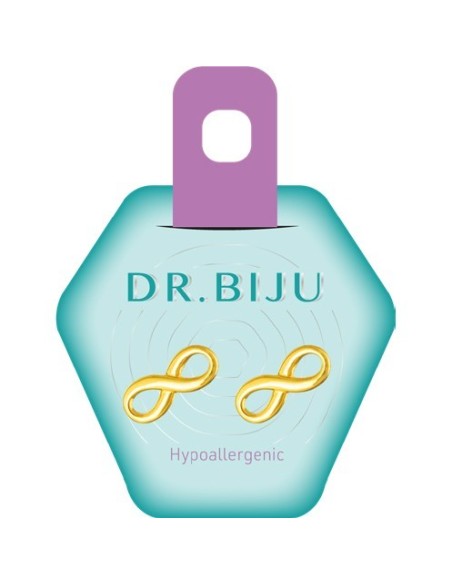 Dr. Biju Hipoalergene naušnice DIN100B030 INFINITY 10 mm Gold