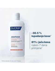Ducray Anaphase Reactive šampon protiv ispadanja kose i za rast 2
