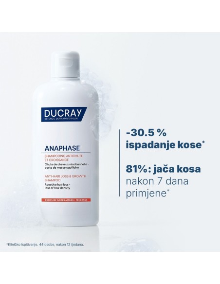 Ducray Anaphase Reactive šampon protiv ispadanja kose i za rast