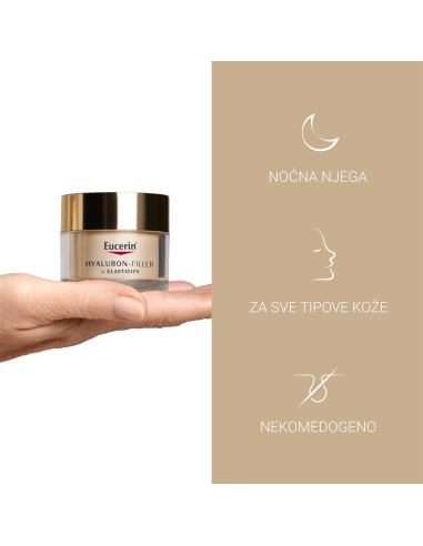 Eucerin Hyaluron-Filler + Elasticity noćna njega Refill 99544