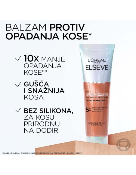Loreal Paris Elseve Growth Booster balzam za kosu sklonu opadanju