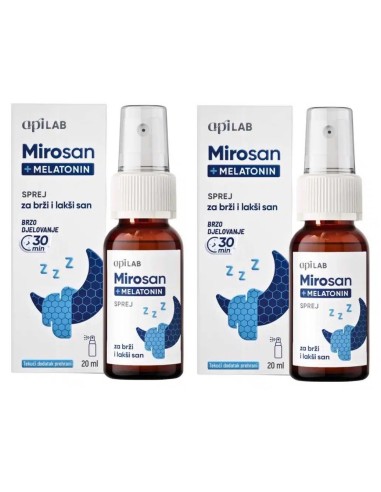 Apilab Mirosan + melatonin sprej 1+1 Promo pakiranje