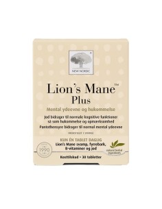 New Nordic Lion's Mane Plus (lavlja griva) tablete