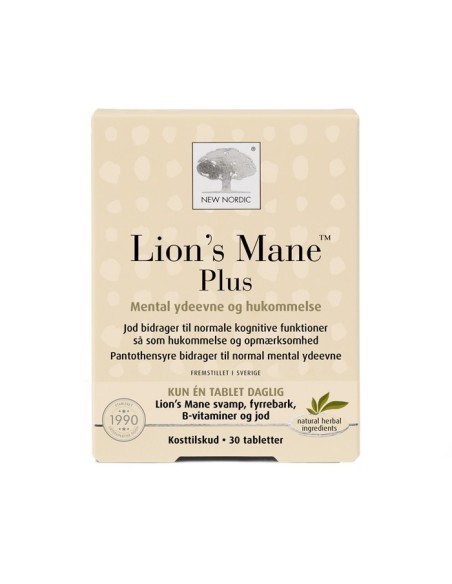 New Nordic Lion's Mane Plus (lavlja griva) tablete