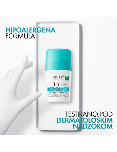 Vichy Deodorant Roll-on dezodorans za regulaciju prekomjernog znojenja anti trace