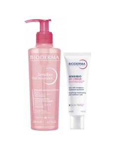 Bioderma Sensibio Pjenušavi gel 200 ml + Sensibio AR+ krema 40 ml Promo pakiranje 2
