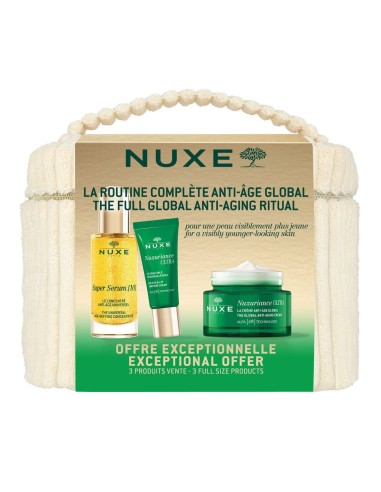 Nuxe Nuxuriance Ultra + Super set s kozmetičkom torbicom Promo pakiranje