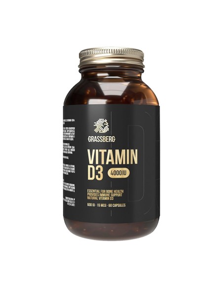Grassberg Vitamin D3 4000 kapsule