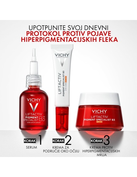 Vichy Liftactiv B3 Anti-Dark spots krema protiv hiperpigmentacijskih mrlja i bora SPF 50