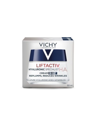 Vichy Liftactiv Hyaluronic Specialist H.A. Noćna njega za korekciju bora i čvrstoće kože