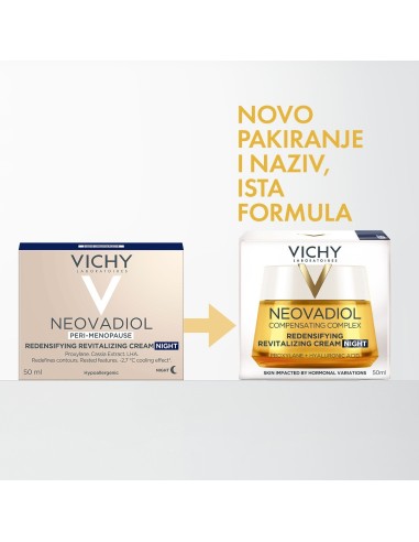 Vichy Neovadiol Noćna krema s obnavljajućim kompleksom za popunjavanje i revitalizaciju kože