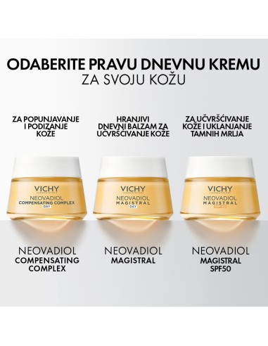 Vichy Neovadiol Dnevna krema s obnavljajućim kompleksom za popunjavanje i podizanje kože, normalna do mješovita koža
