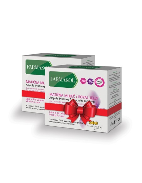 Pip Farmakol Matična mliječ ampule 1+1 Promo pakiranje