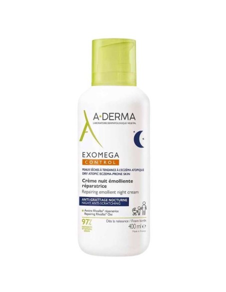 A-derma Exomega Control Obnavljajuća emolijentna noćna krema