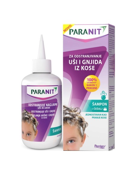 Paranit šampon protiv uši i gnjida + češalj