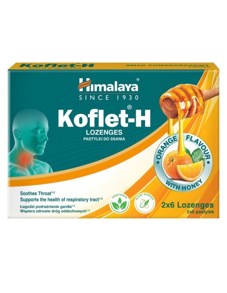 Himalaya Koflet-H pastile sa okusom naranče
