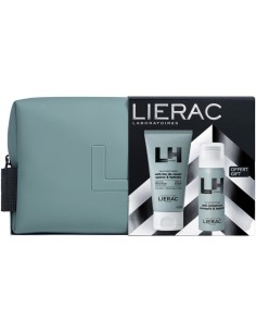 Lierac Božićni Set 2025 Men After shave gel + pjena za brijanje Promo pakiranje