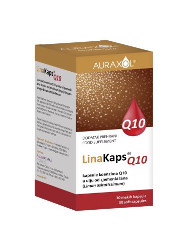 Auraxol LinaKaps Q10 kapsule, dodatak prehrani