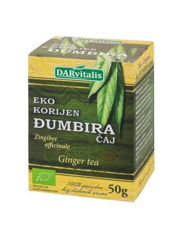 Darvitalis Eko Đumbir čaj, dodatak prehrani