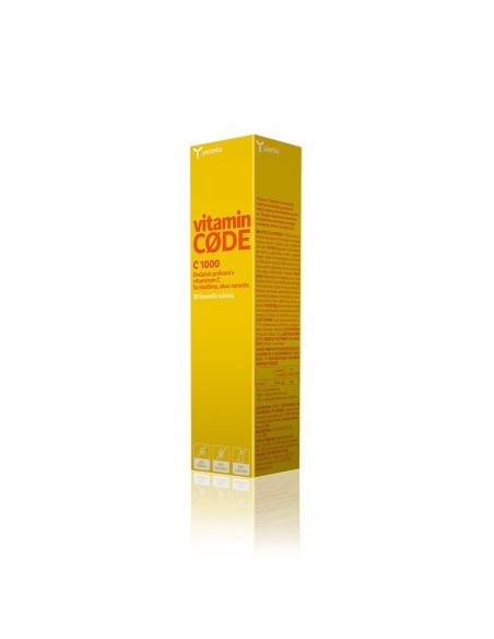Yasenka Vitamin Code C1000 šumeće tablete, dodatak prehrani