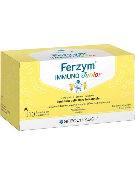 Specchiasol Ferzym Immuno Junior suspenzija, dodatak prehrani