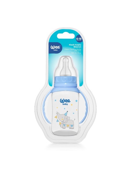 Wee Baby Bočica za hranjenje s ručkama, plastična, 150 ml