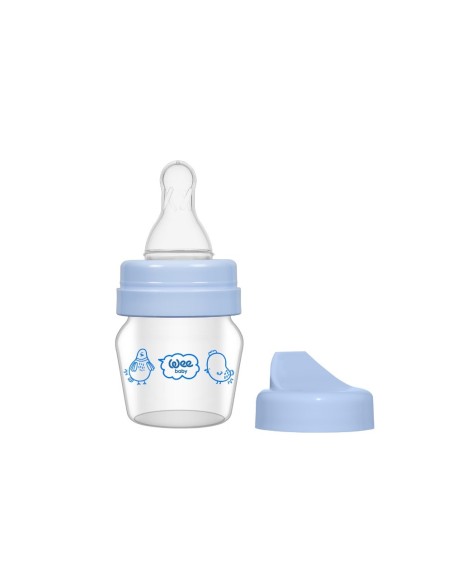 Wee Baby Bočica s dudom i kljunom, staklena, 30 ml