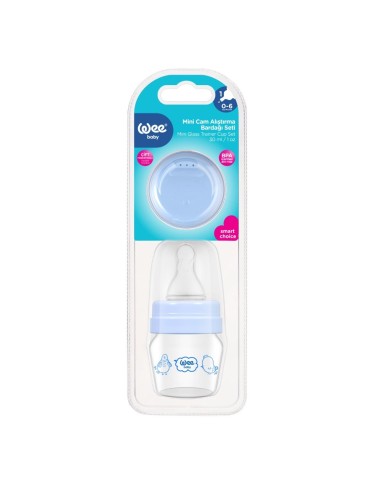 Wee Baby Bočica s dudom i kljunom, staklena, 30 ml
