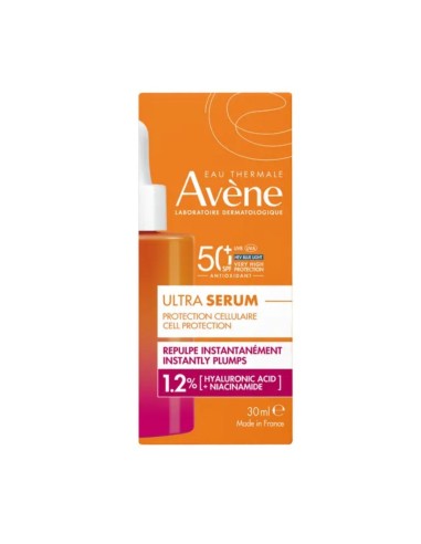 Avene Sun Ultra serum SPF 50+ Instantly plumps