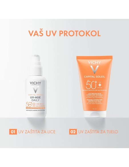 Vichy Capital Soleil Mlijeko za lice i tijelo SPF50+ vrlo visoka zaštita