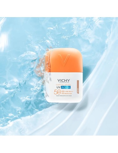 Vichy Capital Soleil UV Aqua medium tonirani hidracijski fluid SPF50+ vrlo visoka zaštita