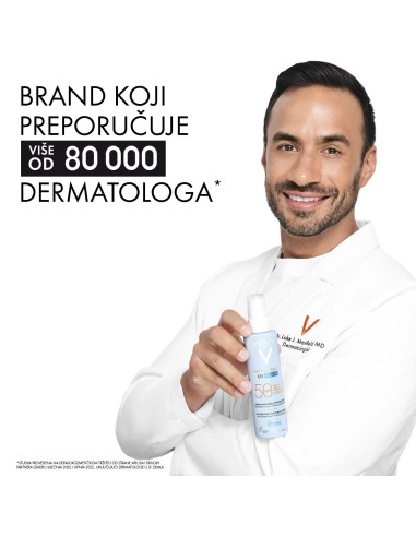 Vichy Capital Soleil UV Aqua hidracijski sprej za lice i tijelo SPF50+ vrlo visoka zaštita