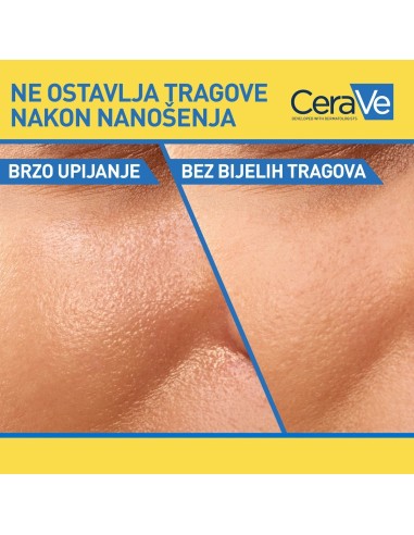 Cerave Hydra Face Sun Nevidljivi hidratantni fluid za zaštitu od sunca, SPF 50, visoka zaštita