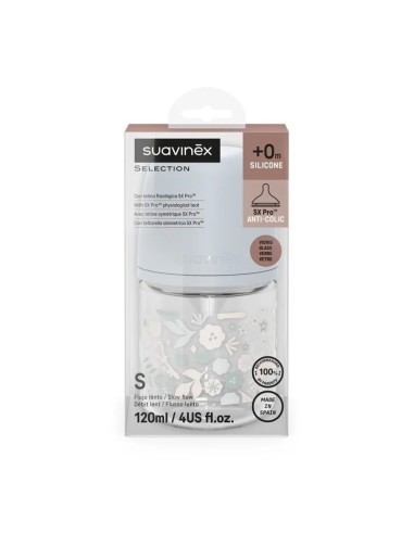 Suavinex Premium SX Pro staklena bočica 120 ml 0+ protiv kolika