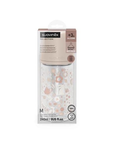 Suavinex Premium SX Pro staklena bočica 240 ml 3+ protiv kolika
