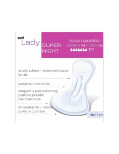 Seni Lady Super Night Uložak za inkontinenciju 2