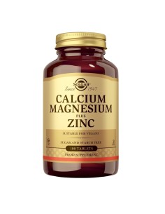 Solgar Kalcij Magnezij plus Cink tablete, dodatak prehrani