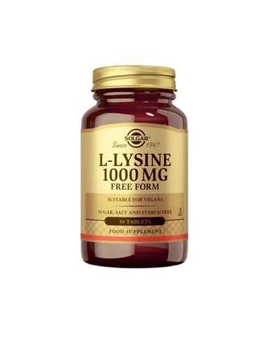 Solgar L-lizin 1000 mg tablete, dodatak prehrani