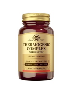 Solgar Thermogenic Complex kapsule, dodatak prehrani