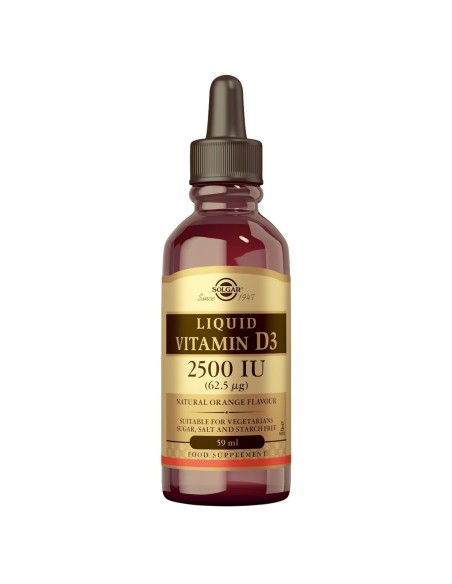 Solgar Liquid Vitamin D3 2500 IU tekući oblik, dodatak prehrani